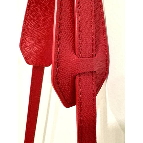 NWOT ELIZABETH AND JAMES Red Leather Crossbody/Shoulder/Top-Handle Bag - $495 - Picture 13 of 14